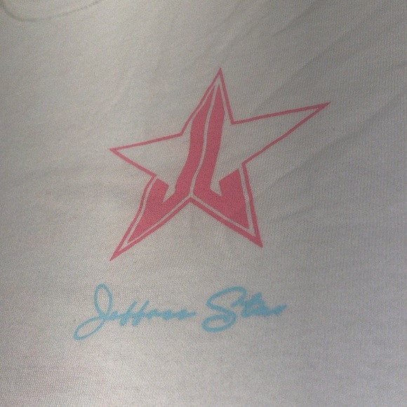 Jeffree Star White Winter Graphic Tee Star/Snowflake Size 2xl A7 - Picture 6 of 8